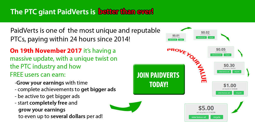 Join PaidVerts today